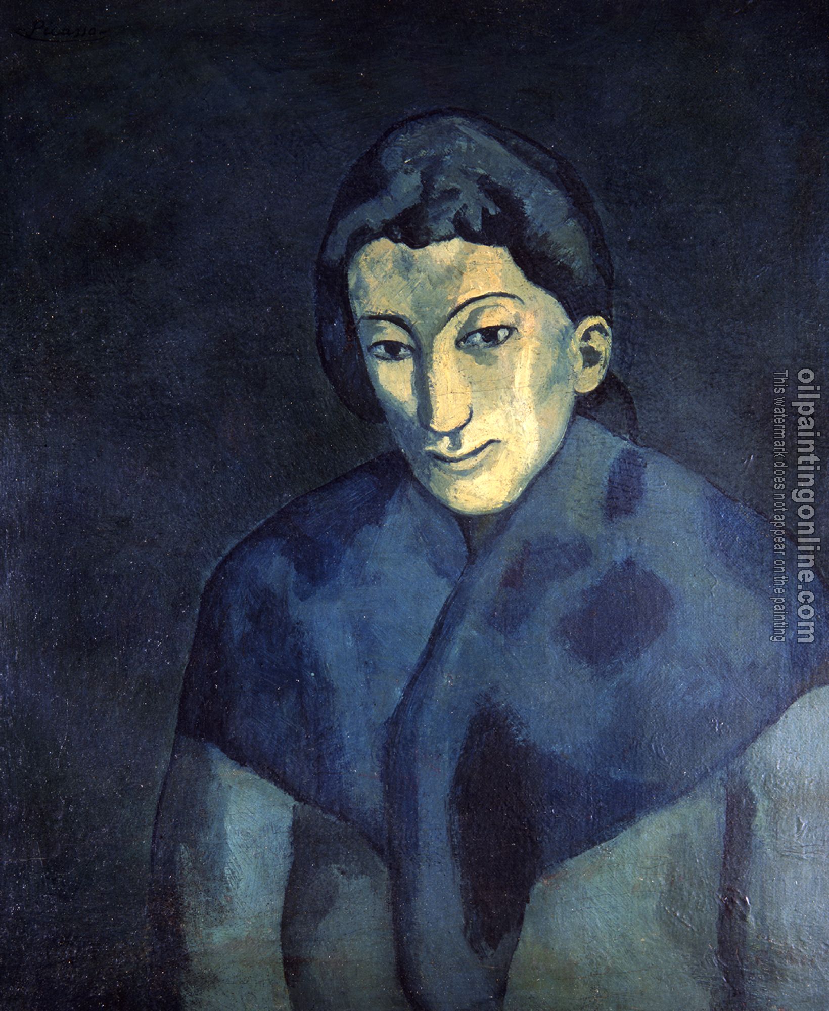 Picasso, Pablo - woman with a shawl